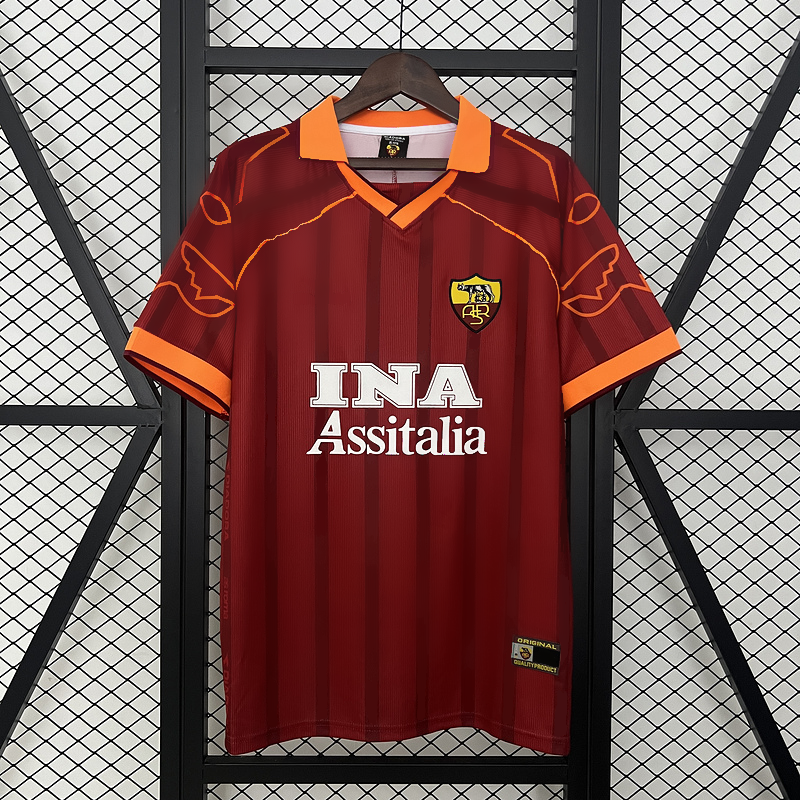 Camiseta Retro Roma Local 1999 - Edición Limitada