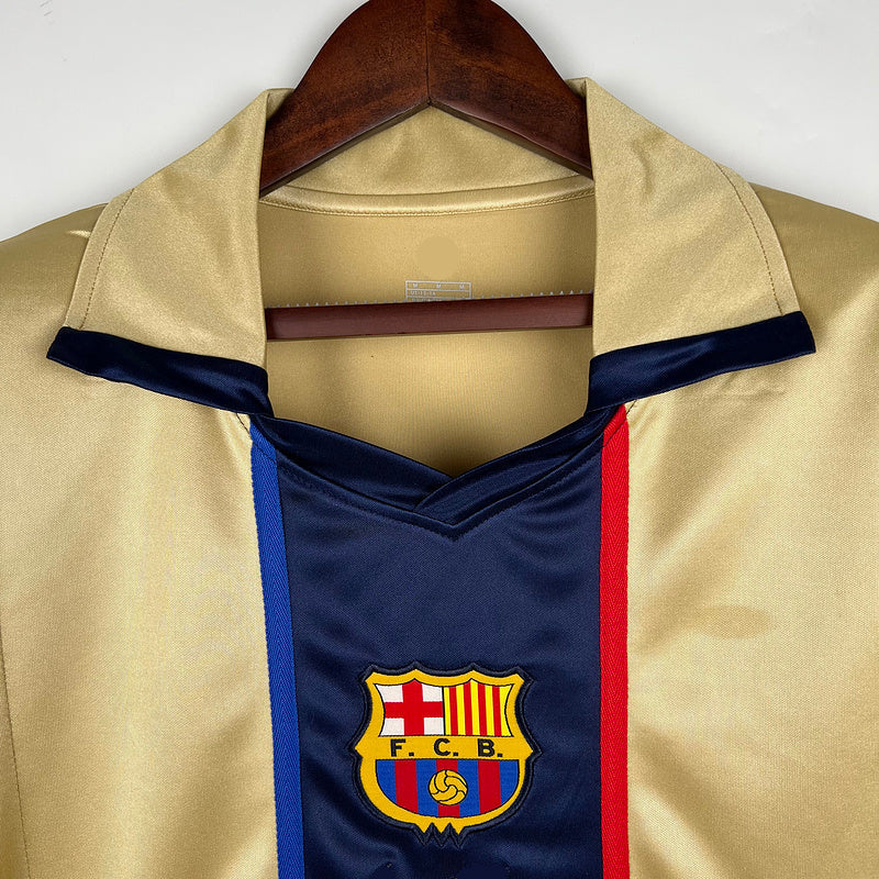 Camiseta FC Barcelona 2001/02 – Segunda Equipación | Temporada Retro | RetroCamis
