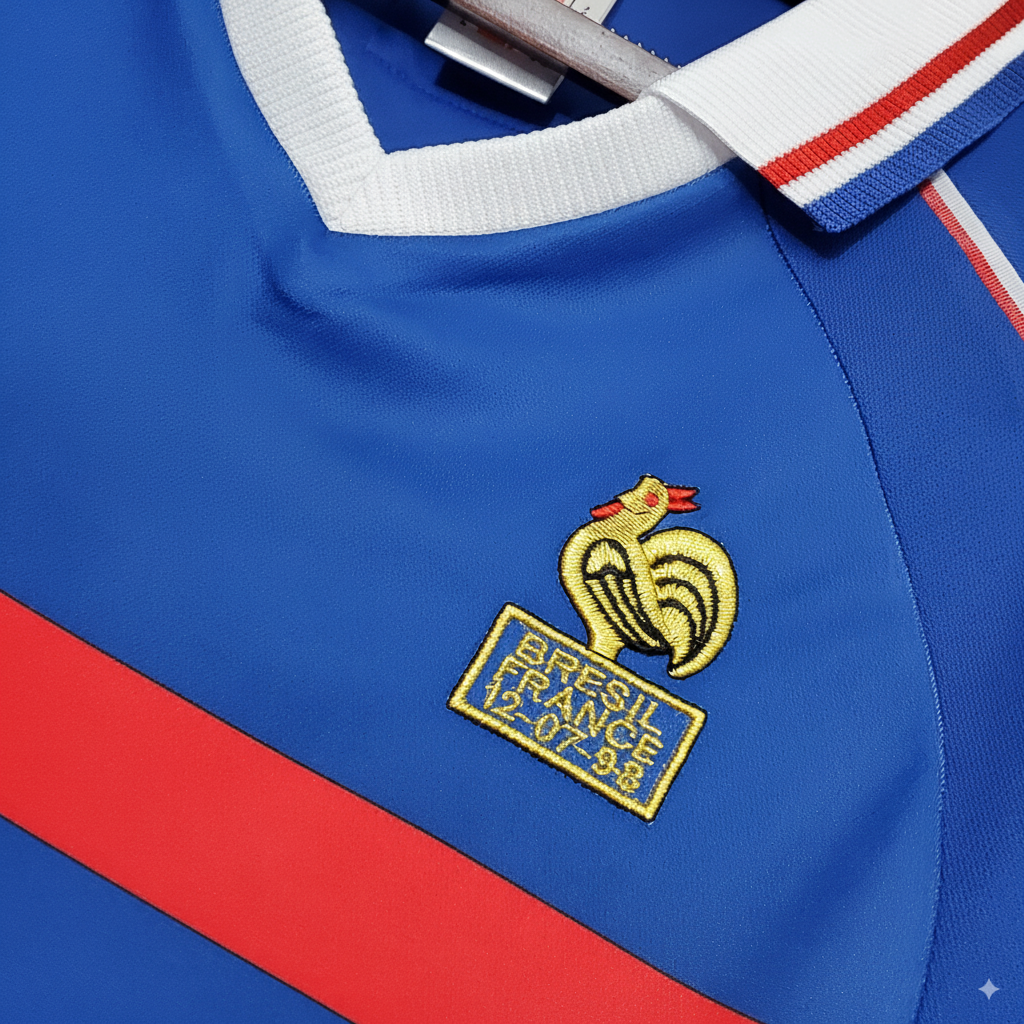 Camiseta Selección de Francia 1998 – Primera Equipación | Temporada Retro | RetroCamis