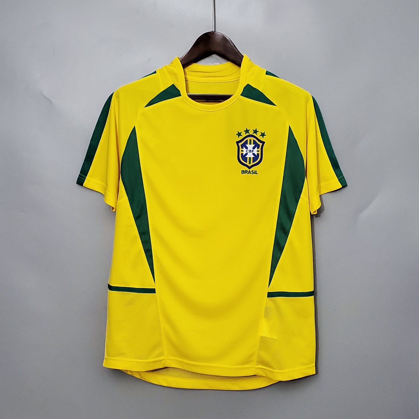 Camiseta Retro Selección Brasileña Local 2002 - Edición Limitada