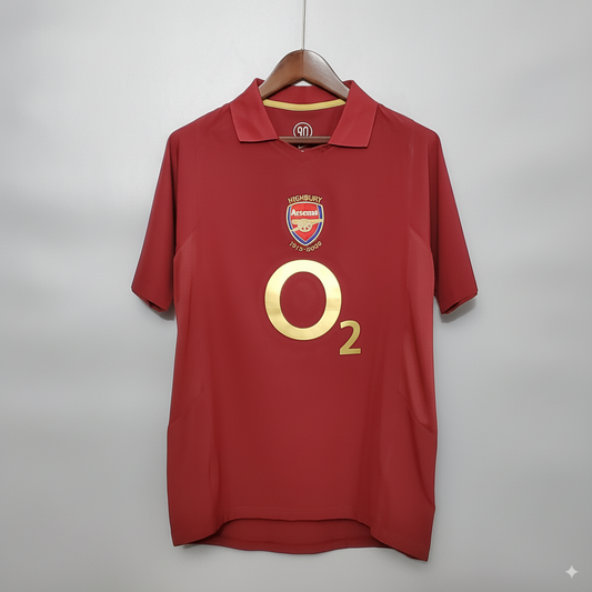 Camiseta Arsenal 2005/06 – Primera Equipación | Temporada Retro | RetroCamis