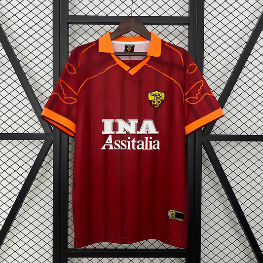 Camiseta Retro Roma Local 1999 - Edición Limitada