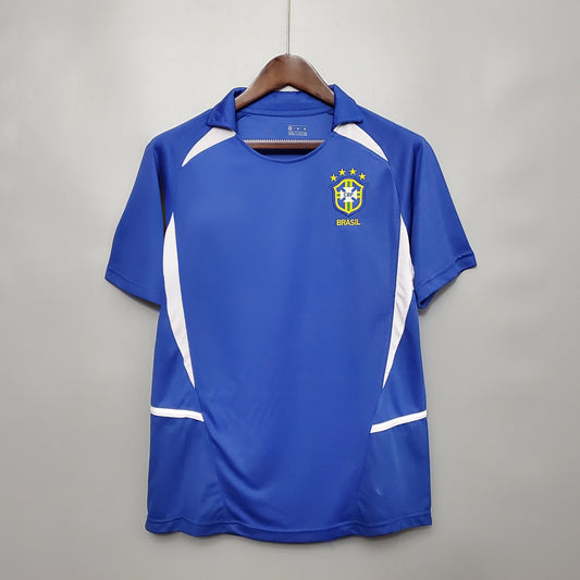 Camiseta Retro Selección Brasileña Visitante 2002 - Edición Limitada