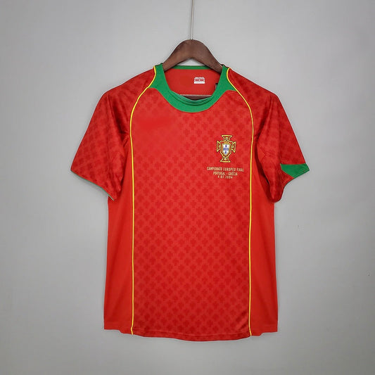 Camiseta Retro Selección de Portugal Local 2004 - Edición Limitada
