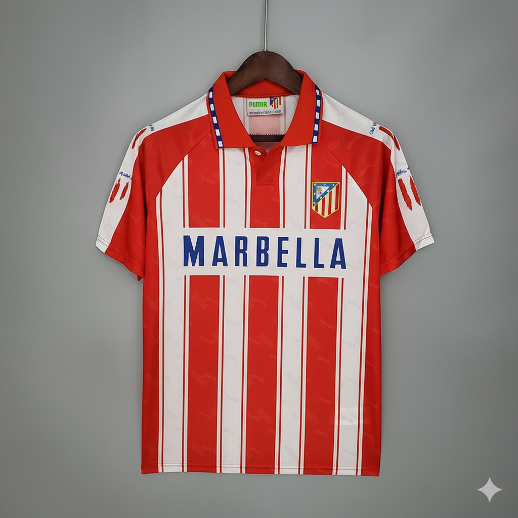 Camiseta Atlético de Madrid 1995/96 – Primera Equipación | Temporada Retro | RetroCamis