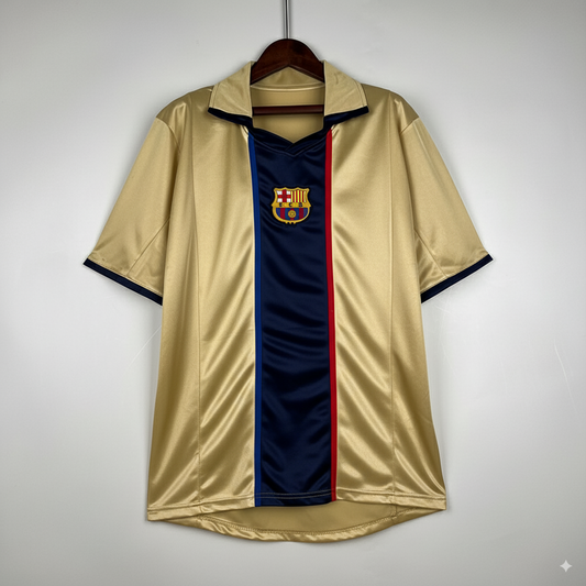 Camiseta FC Barcelona 2001/02 – Segunda Equipación | Temporada Retro | RetroCamis