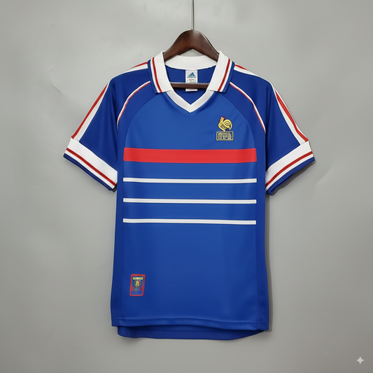 Camiseta Selección de Francia 1998 – Primera Equipación | Temporada Retro | RetroCamis