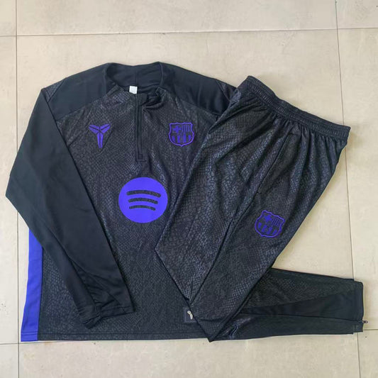 Chándal Barça negro y morado – Conjunto deportivo completo